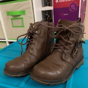 Faded Glory Ankle Boots Girls 12